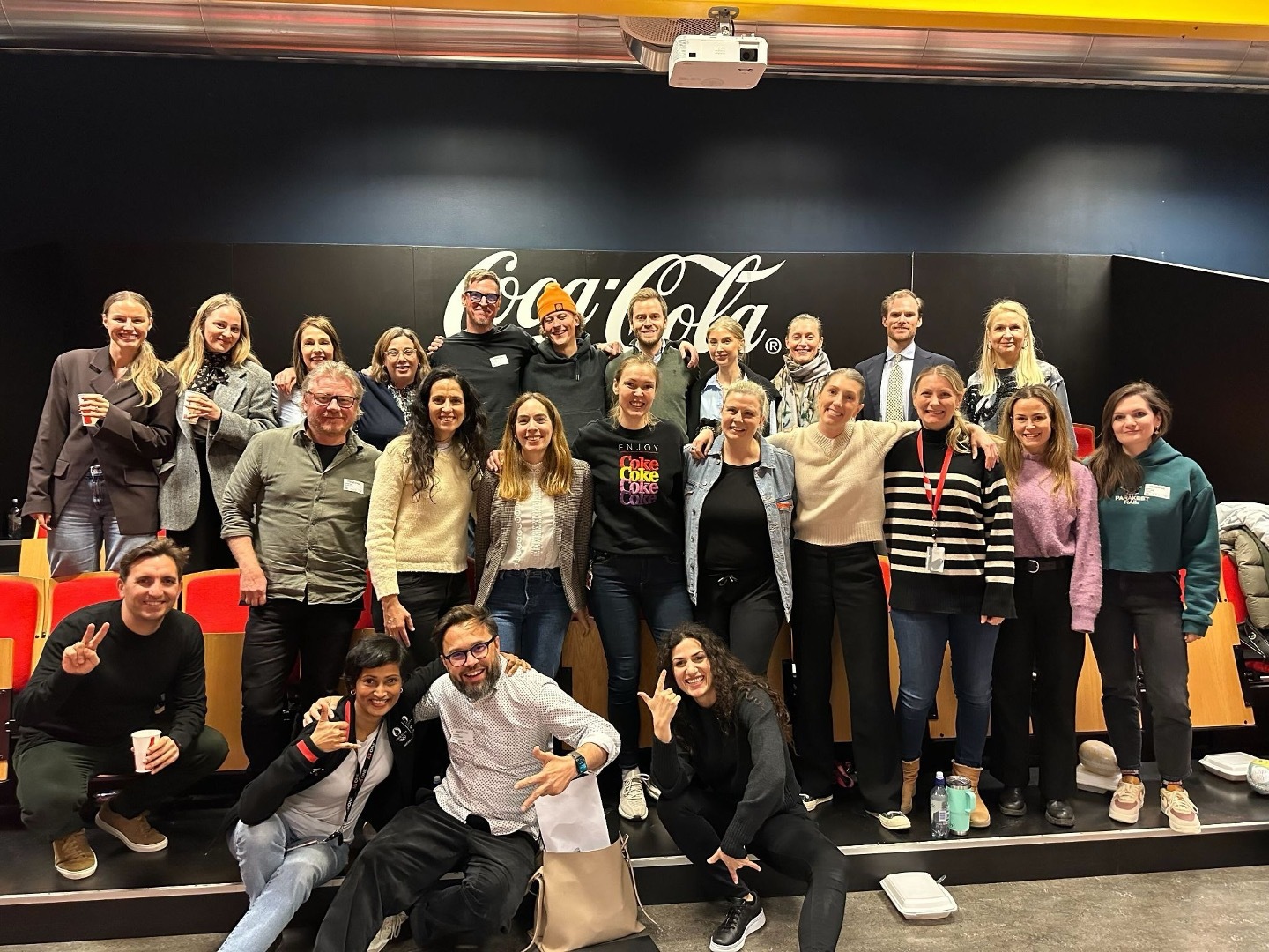 REBORRN with the Coca-Cola GB & Nordics teams (CCEP and CCTM) at an in-market sprint